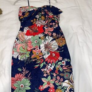 Floral Navy Dress